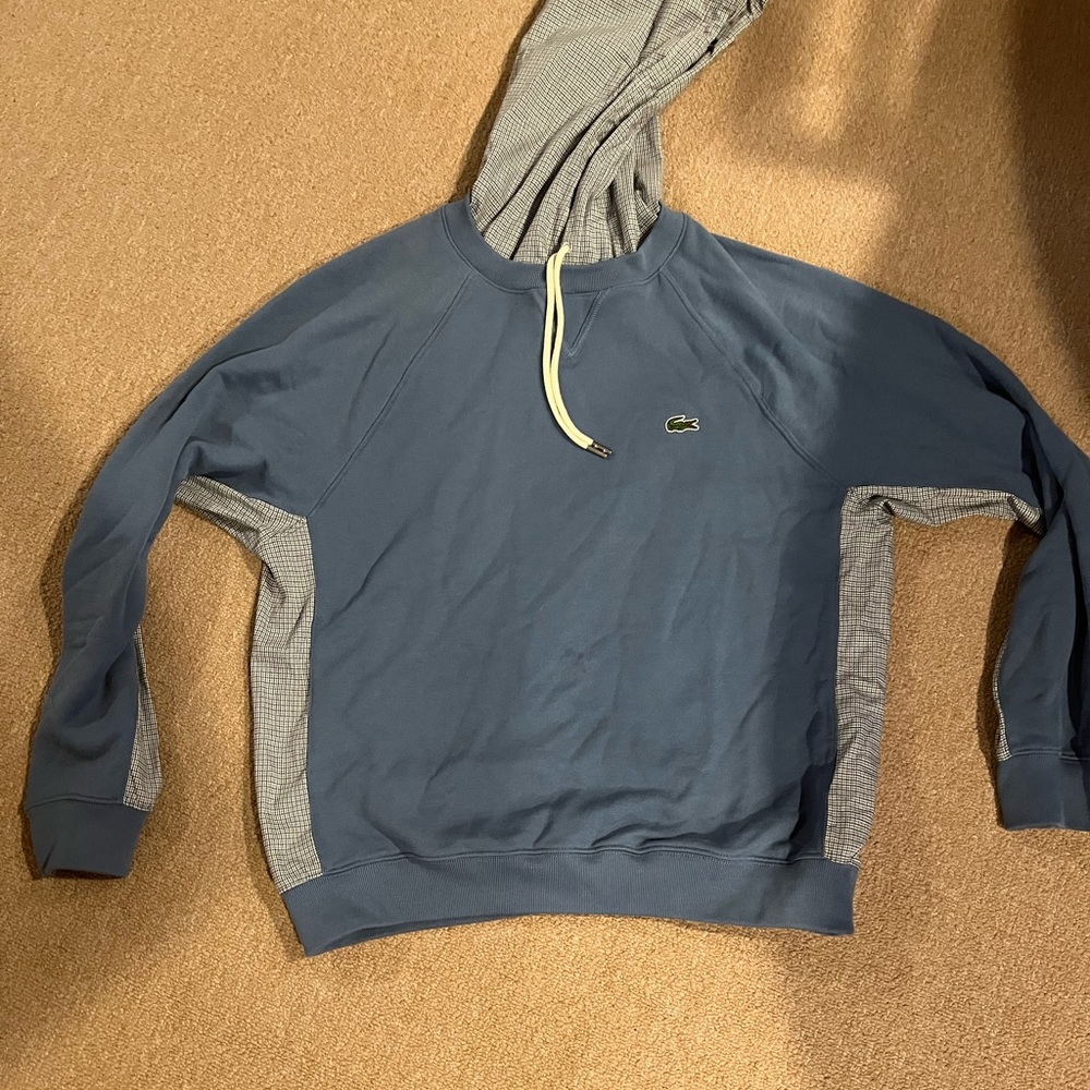 Lacoste Hoodie Blue Large